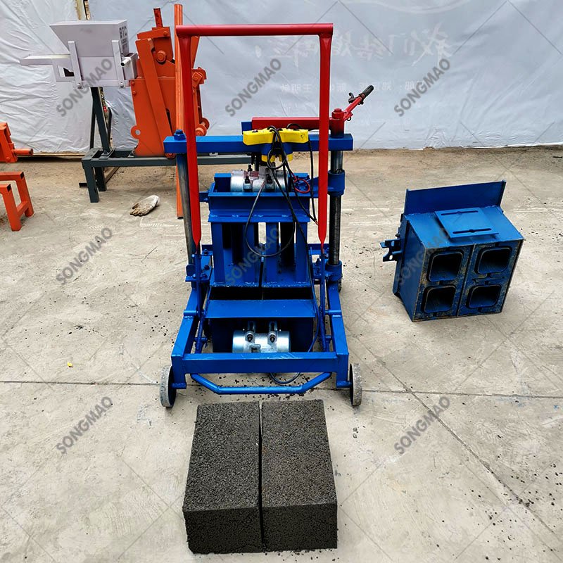 Block machinery equipment concrete building materials hollow brick making machine price