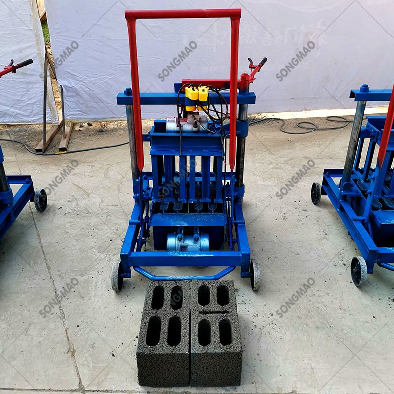 Block machinery equipment concrete building materials hollow brick making machine price