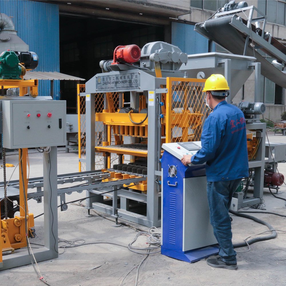 Qt4-25 Automatic Brick Making Machine for Sale Block Shape Press Mold for Stone
