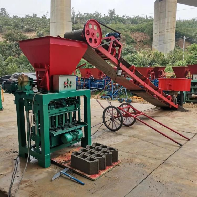 High quality block factory build well brick making machine interlock brick machine
