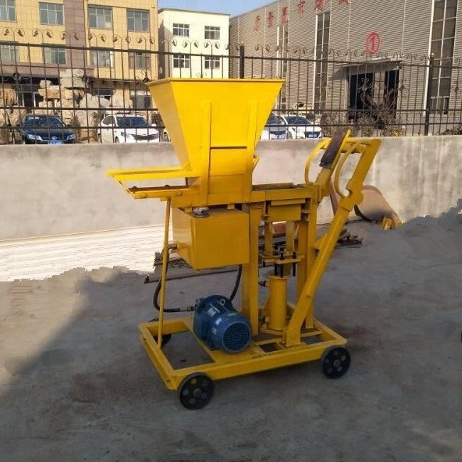 Semi Automatic ECO2-25 Interlocking Clay Earth Holow Pver Brick Making Machine price