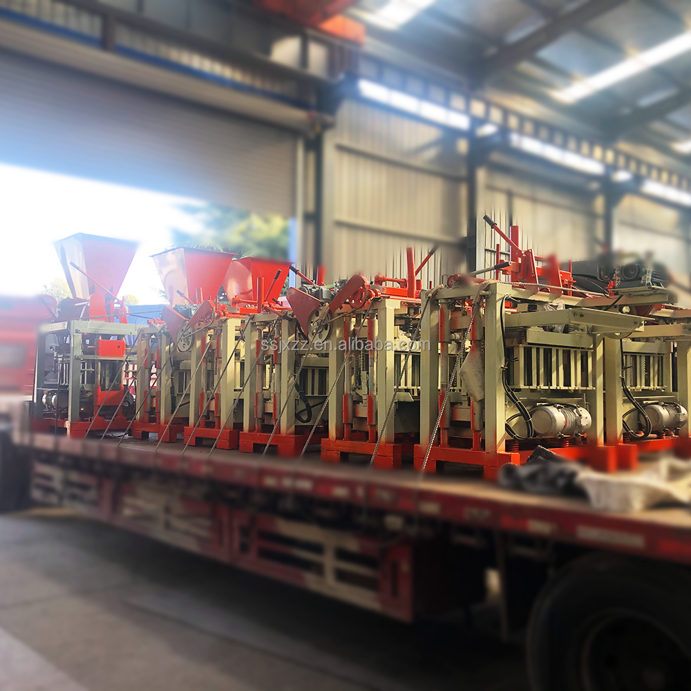 QTJ4-10 concrete cement block making machine solid paving brick making machinery hollow brick making machine