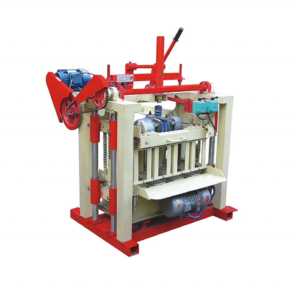 QTJ4-10 concrete cement block making machine solid paving brick making machinery hollow brick making machine