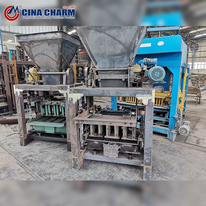 Low price high productive QT4-25 automatic block machine line on sale