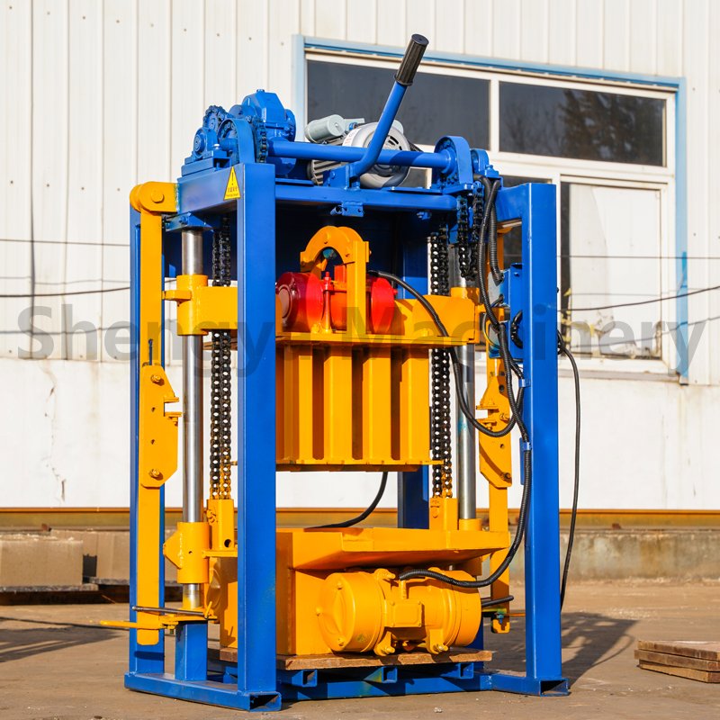 popular qm2-45 small brick making machine compressed earth brick machine hollow block making machine
