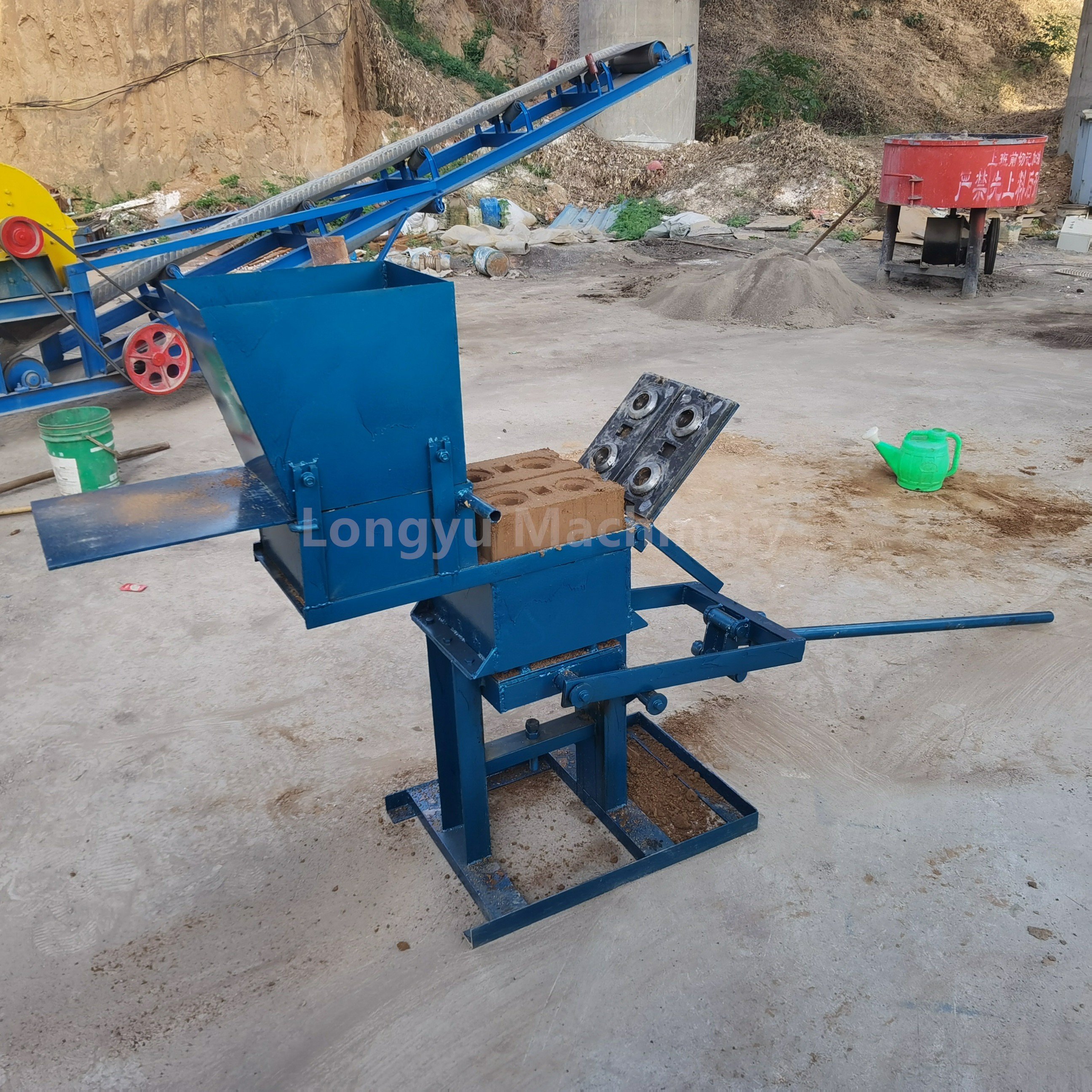Make money at home small investment big return money making machine small clay brick making machine
