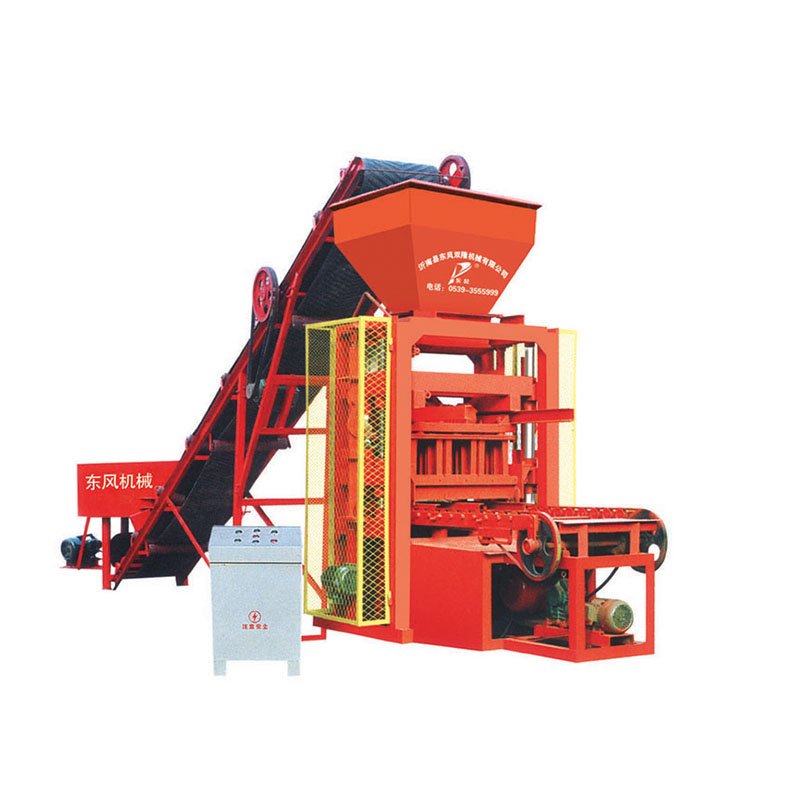Multi Purpose QT4-24 Full Automatic Brick Making Machinery Concrete Block Machine
