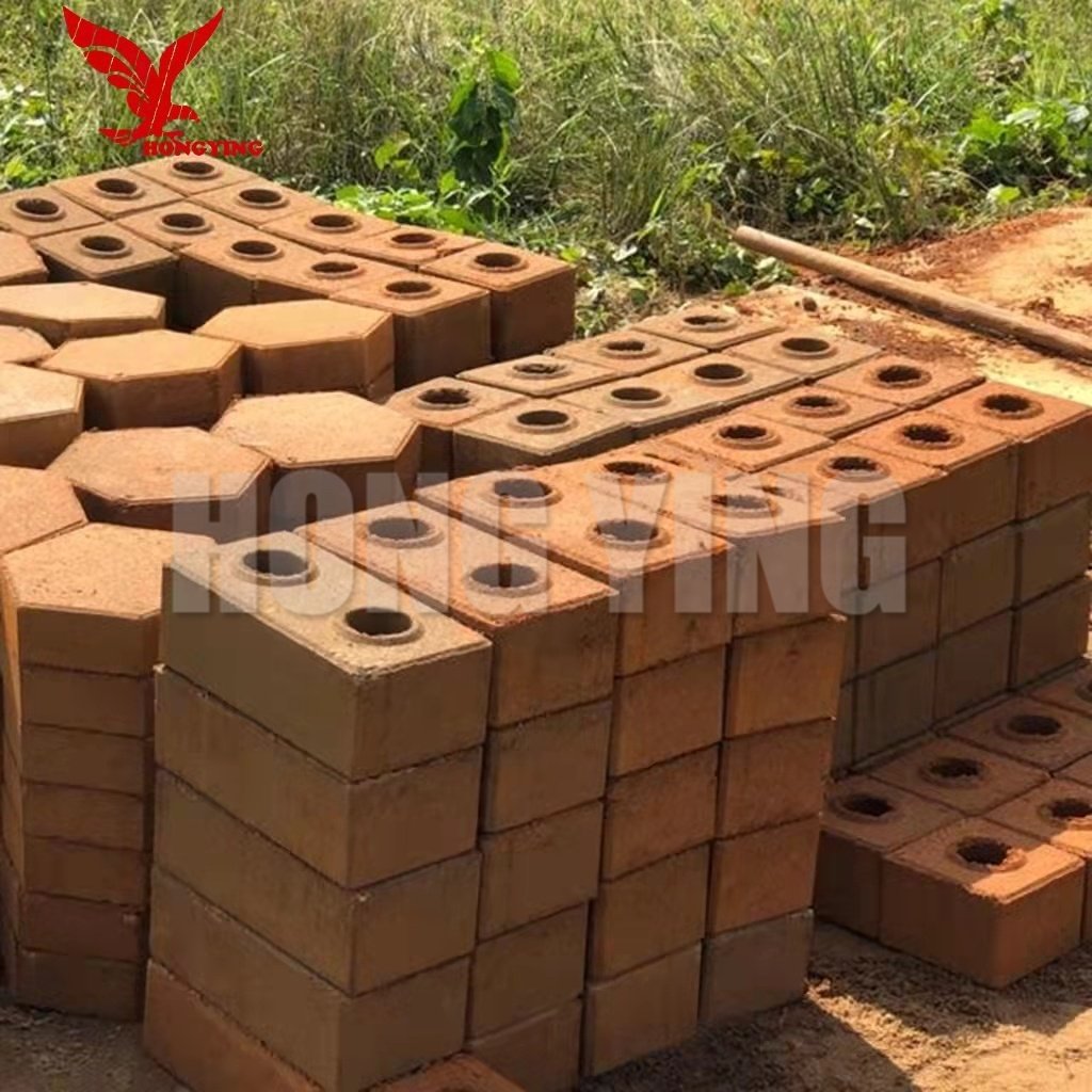 Mini interlocking brick making machine clay blocks