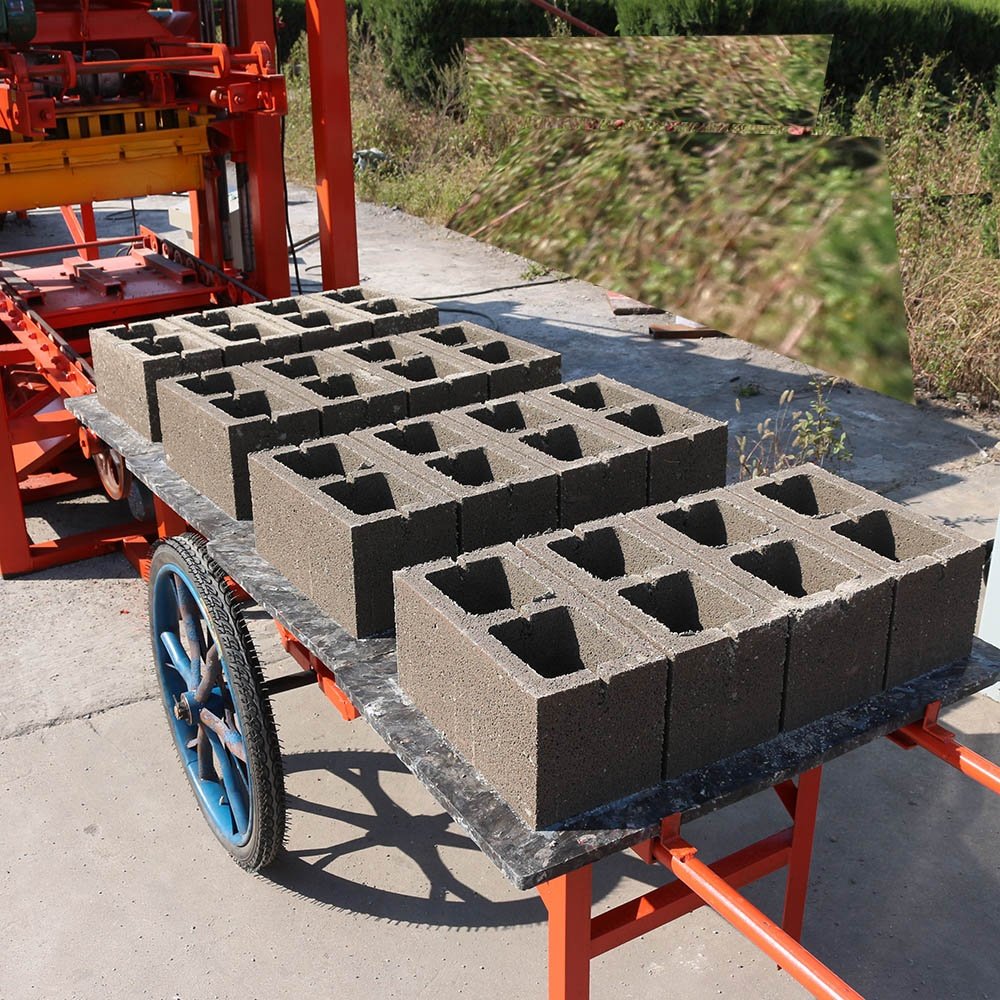 small cement hollow paving bricks making machine