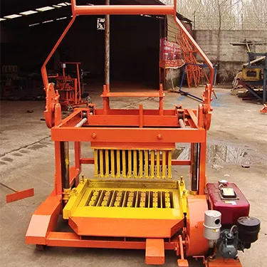 BLOCK MACHINE for small business QM4-45 brick laying diesel brick making machine