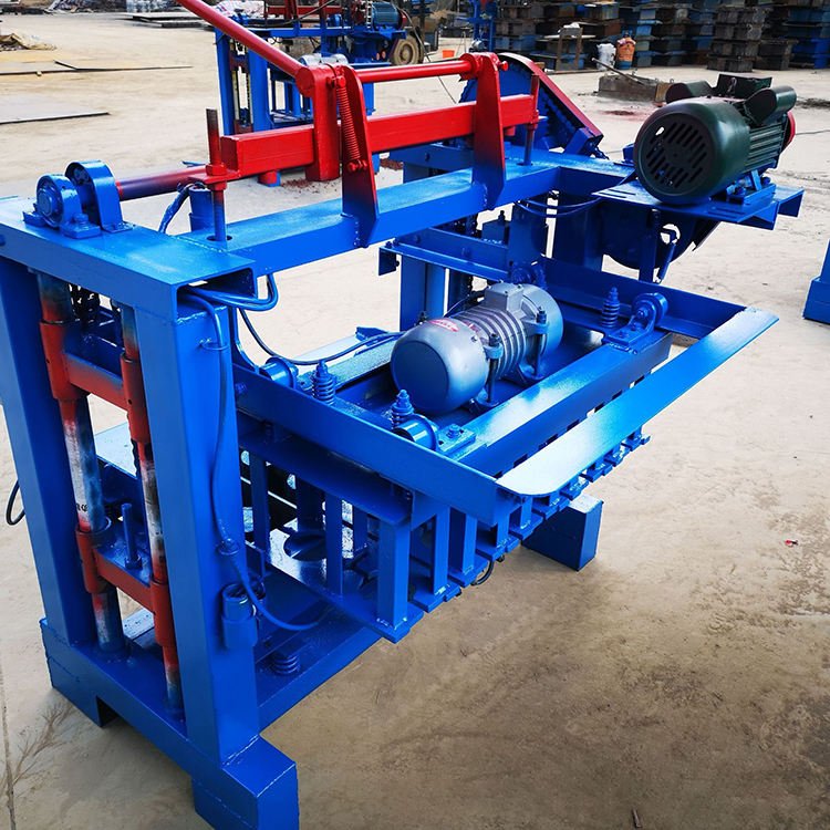 Automatic 750 Conrete Clay Soil Interlocking Brick Making Machine Compressed Earth Concrete Hollow Concrete Paver Block Machines