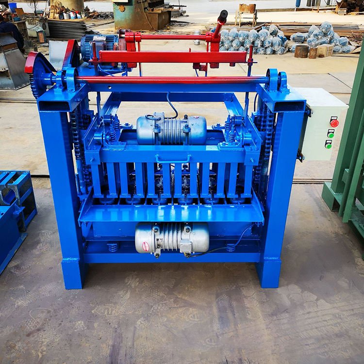 Automatic 750 Conrete Clay Soil Interlocking Brick Making Machine Compressed Earth Concrete Hollow Concrete Paver Block Machines