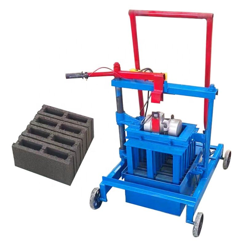 2-35 Diesel Egg Laying Concrete Block Machine Price Small Movable Interlocking Manual Cement Brick Making Machinery For Sale