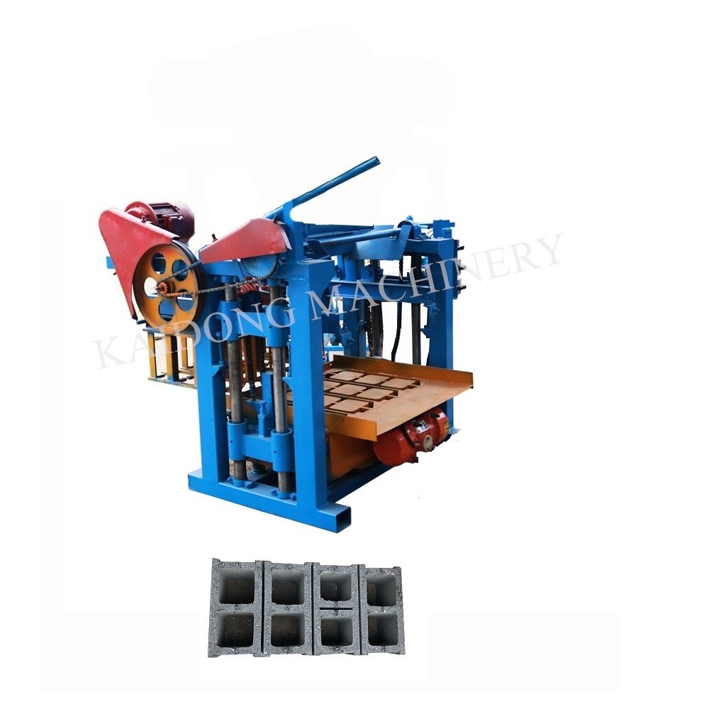 Kaidong QT4-45 4 inch brick making machine block making machines concrete vibrated block machine