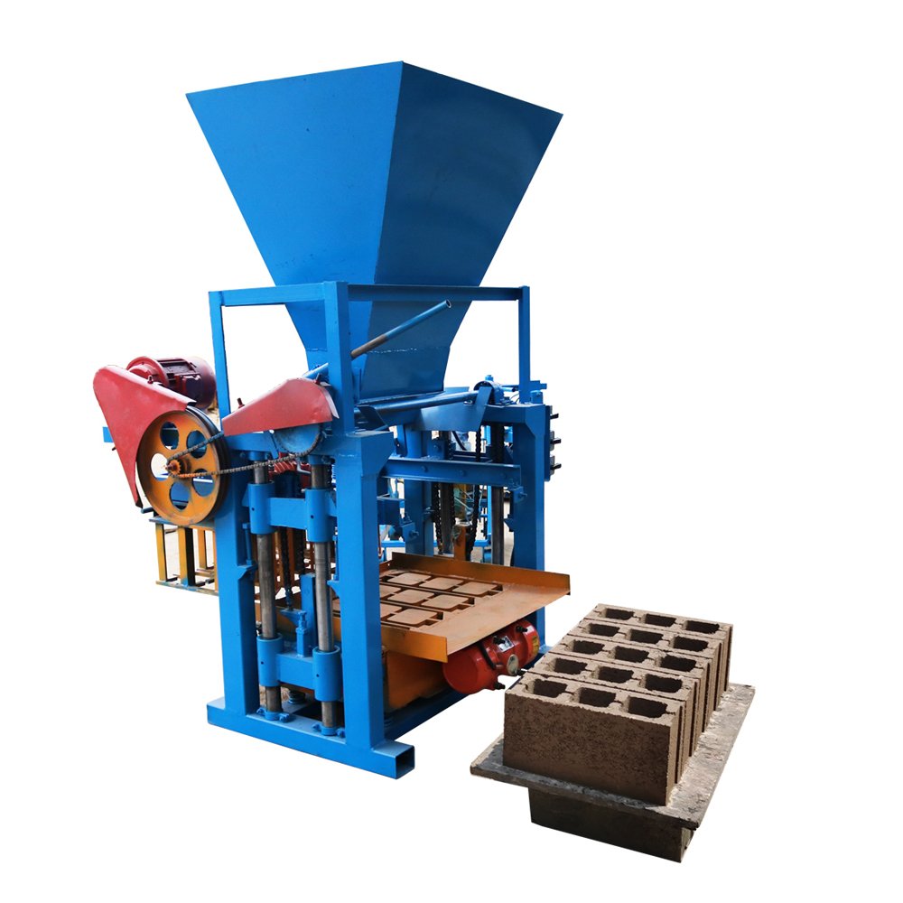 Kaidong QT4-45 4 inch brick making machine block making machines concrete vibrated block machine