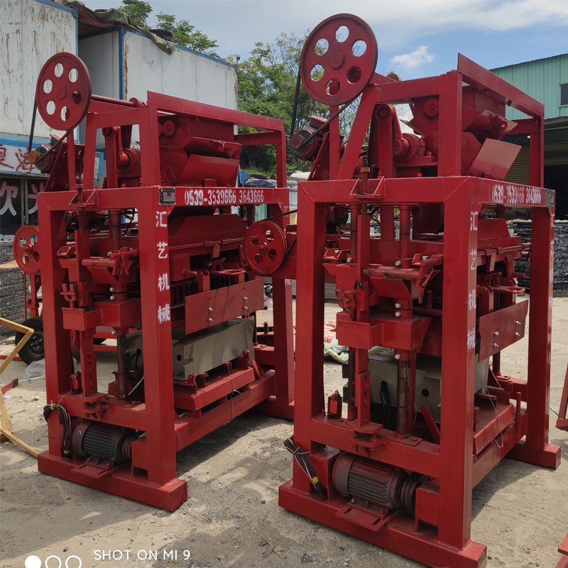qtj4-35 automatic block machine concrete brick making machine hollow block making machine