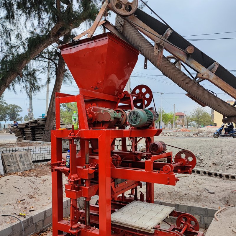 qtj4-35 automatic block machine concrete brick making machine hollow block making machine