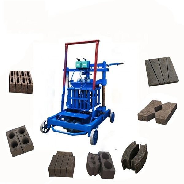 Manual hollow fly ash concrete cement ecological brick block moulding making machinery