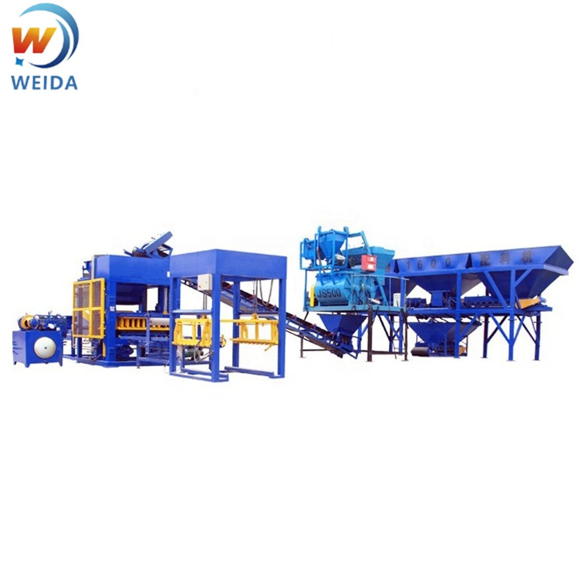 automatic brick and block machine with the capacity of 20000 to 40000 pcs production per day in 8 hours
