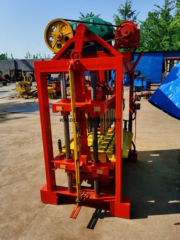 Qt4-40 Semi-automatic Concrete Block Machinery Paver Solid Hollow Brick Making Machine cement brick making machine