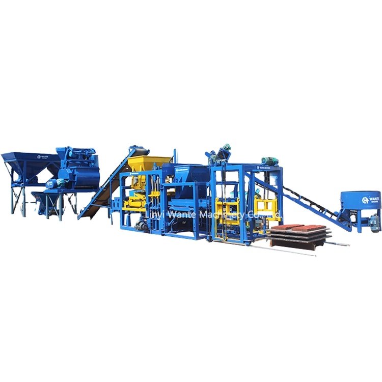 QT5-15 block making machine fully automatic industrial machine production hollow block mold brick making machinery