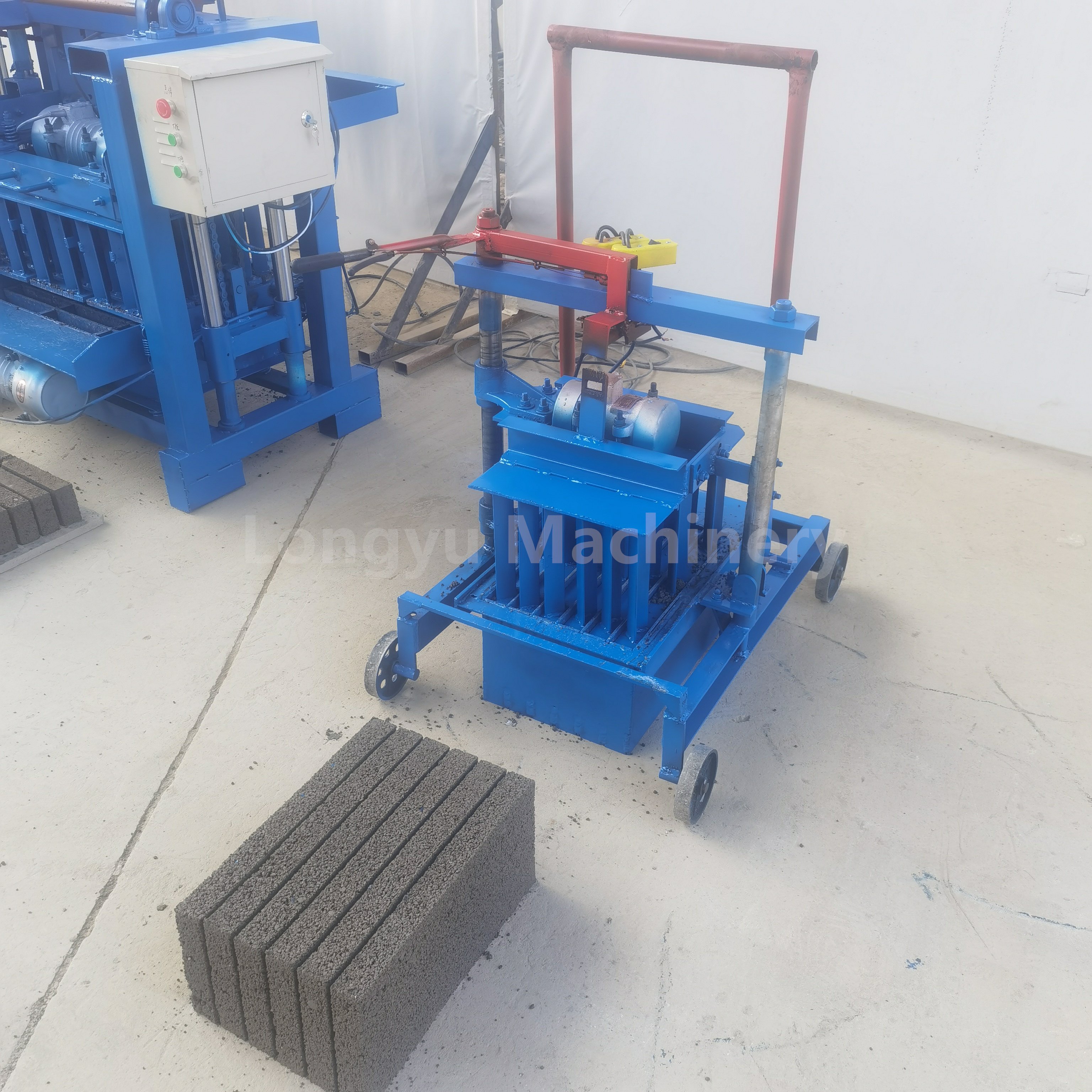 Affordable Small Brick Machine 2-45 Mini Concrete Block Machine Manual Brick Making Machine