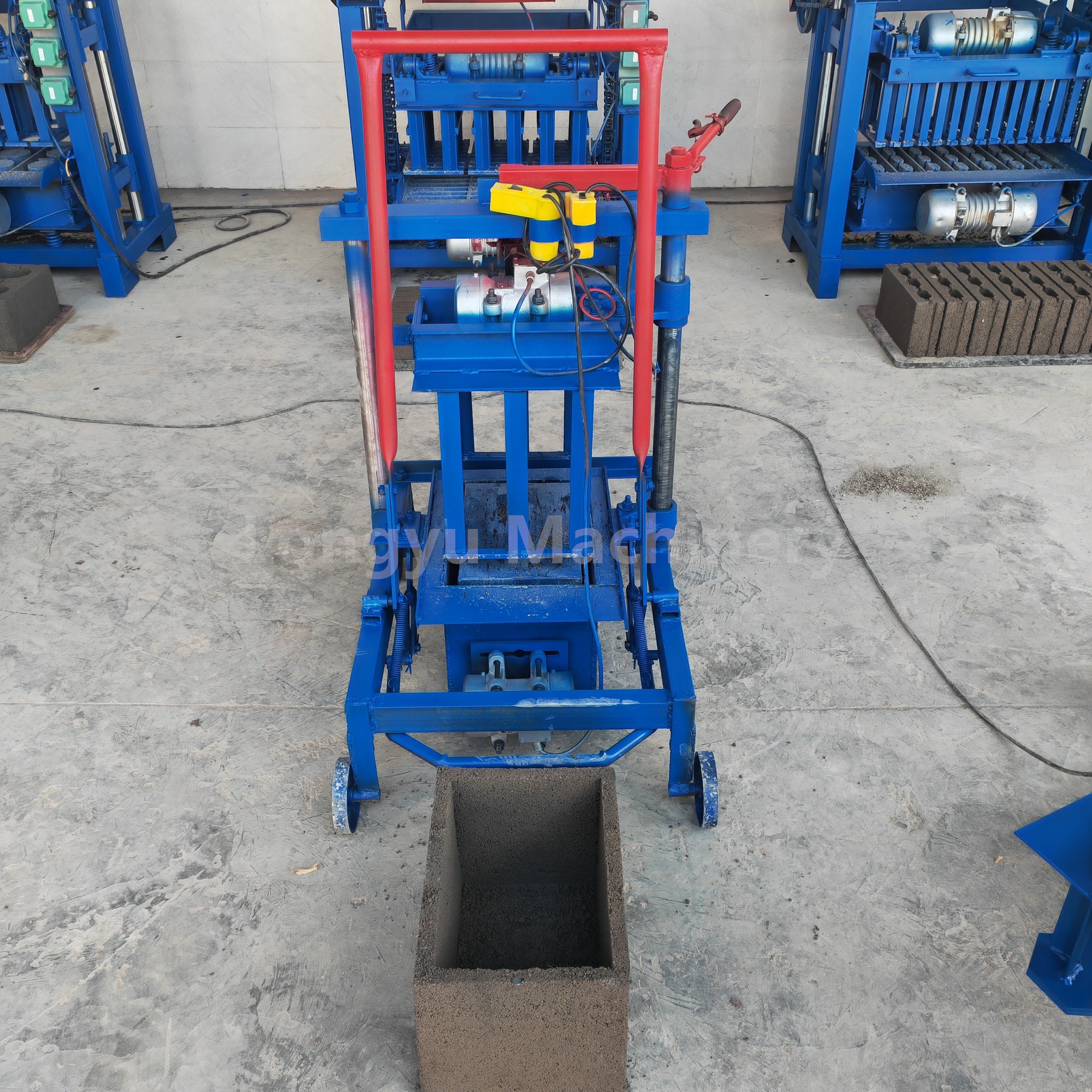 Affordable Small Brick Machine 2-45 Mini Concrete Block Machine Manual Brick Making Machine