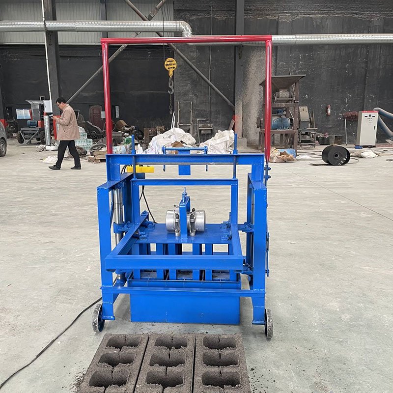 Concrete Cement Block Brick Making Machine Rotation Type Brick Making Machinery Hollow Concrete Cement Block Machine