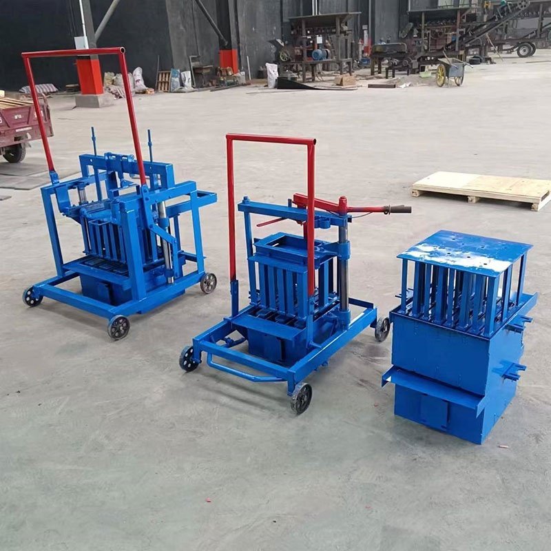 Concrete Cement Block Brick Making Machine Rotation Type Brick Making Machinery Hollow Concrete Cement Block Machine
