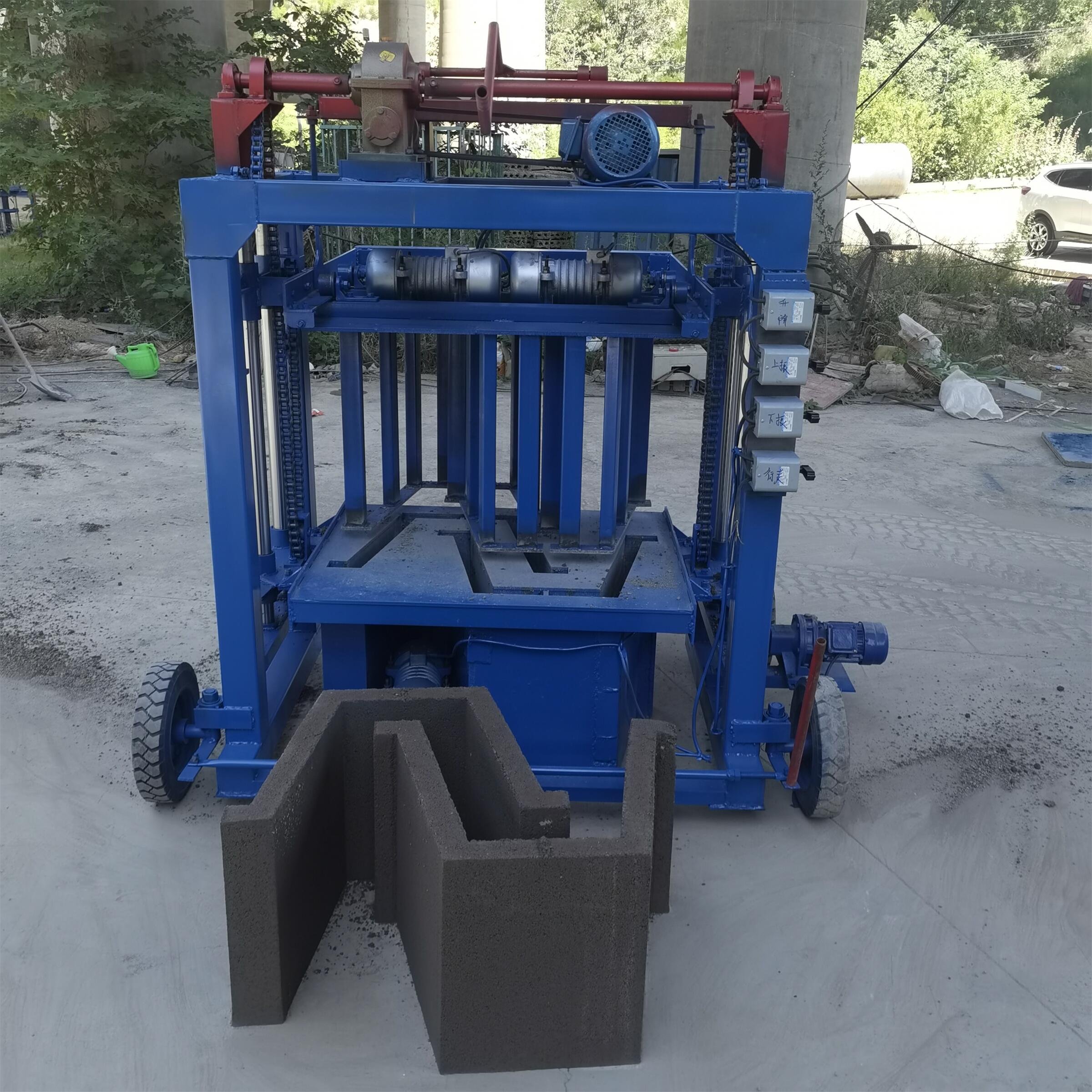 KX-U Drainage semi-automatic brick making machine,Simple and efficient block molding machine