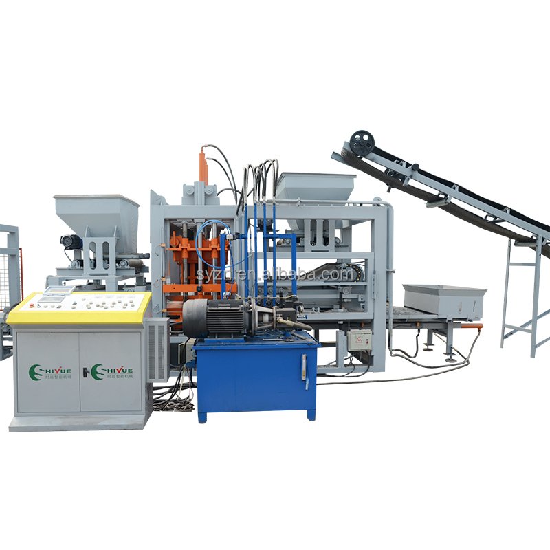 7-15 Pallet Block Brick Making Machinery Hollow Production Machines for Brick Molding Paving Block Processing