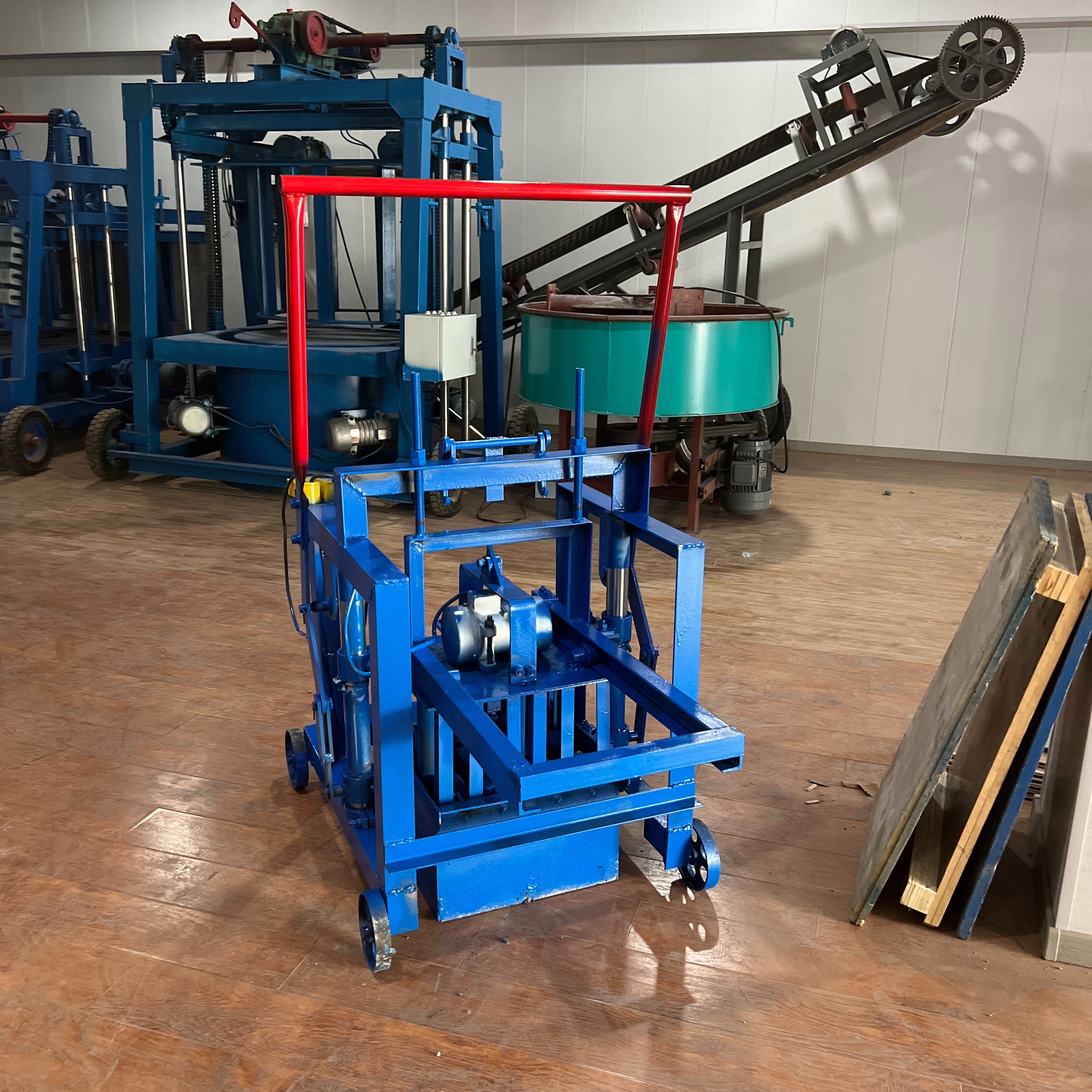 Petrol Brick Making Small Machine Interlocking Brick Making Machine Cement Hollow Concrete Brick Machine Low Investment 180 2-45