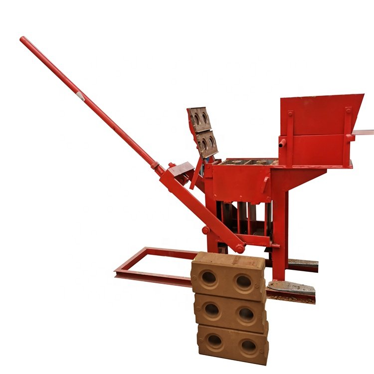 Manual interlocking low price brick clay brick press clay block molding machine hot selling