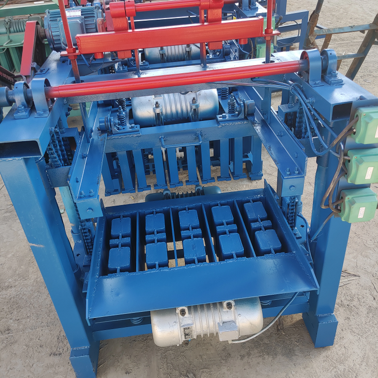 diesel laying concrete interlocking manual brick machine