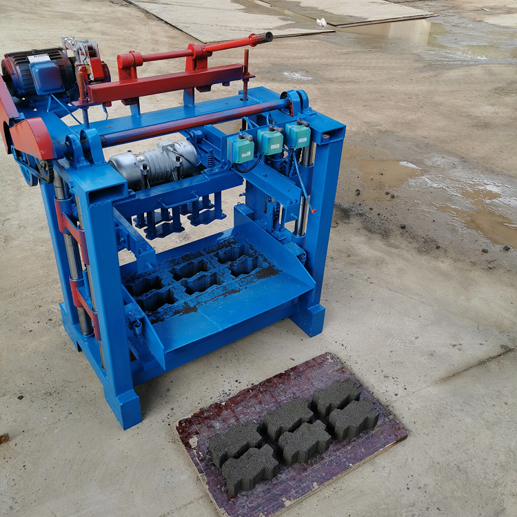 diesel laying concrete interlocking manual brick machine