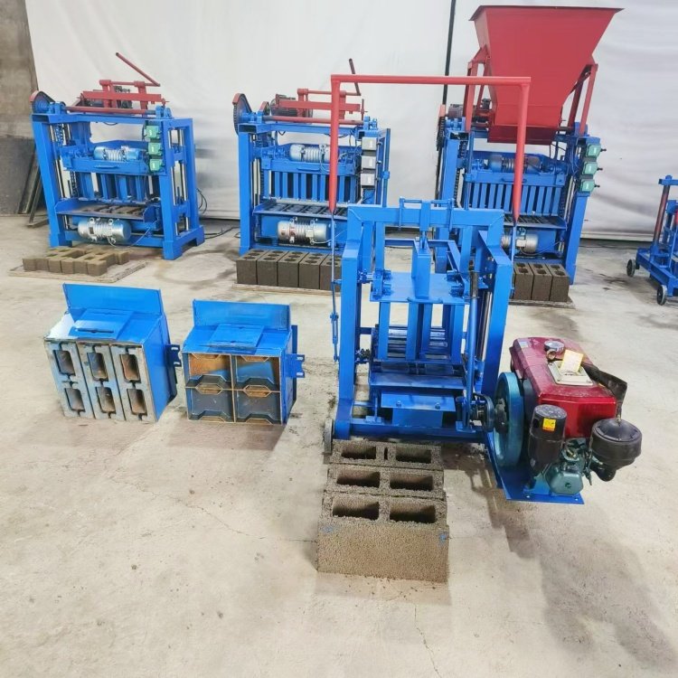 Factory diesel egg laying concrete block machine price interlocking manual brick making machinery