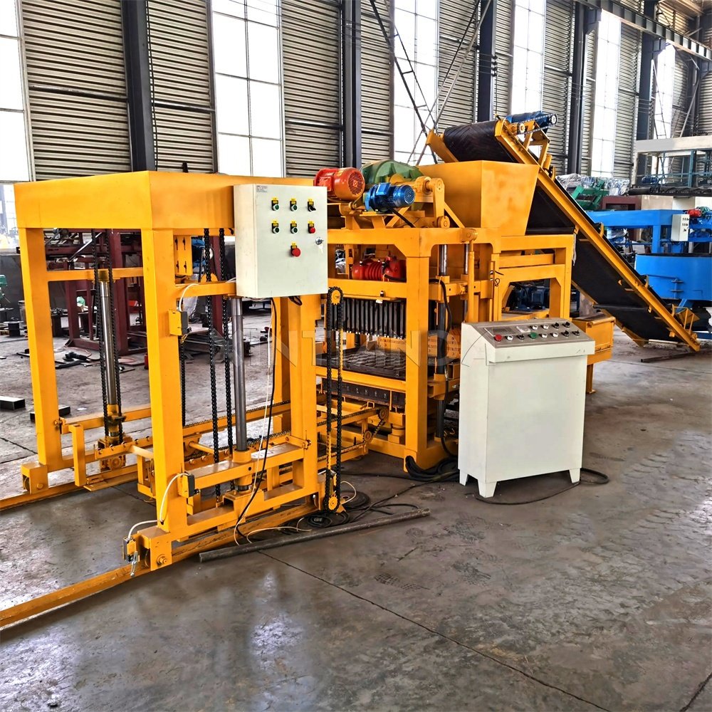 QTJ4-25B Fully Automatic Solid Paving Brick Making Machine Multifunctional Concrete Cement Block Making Machine