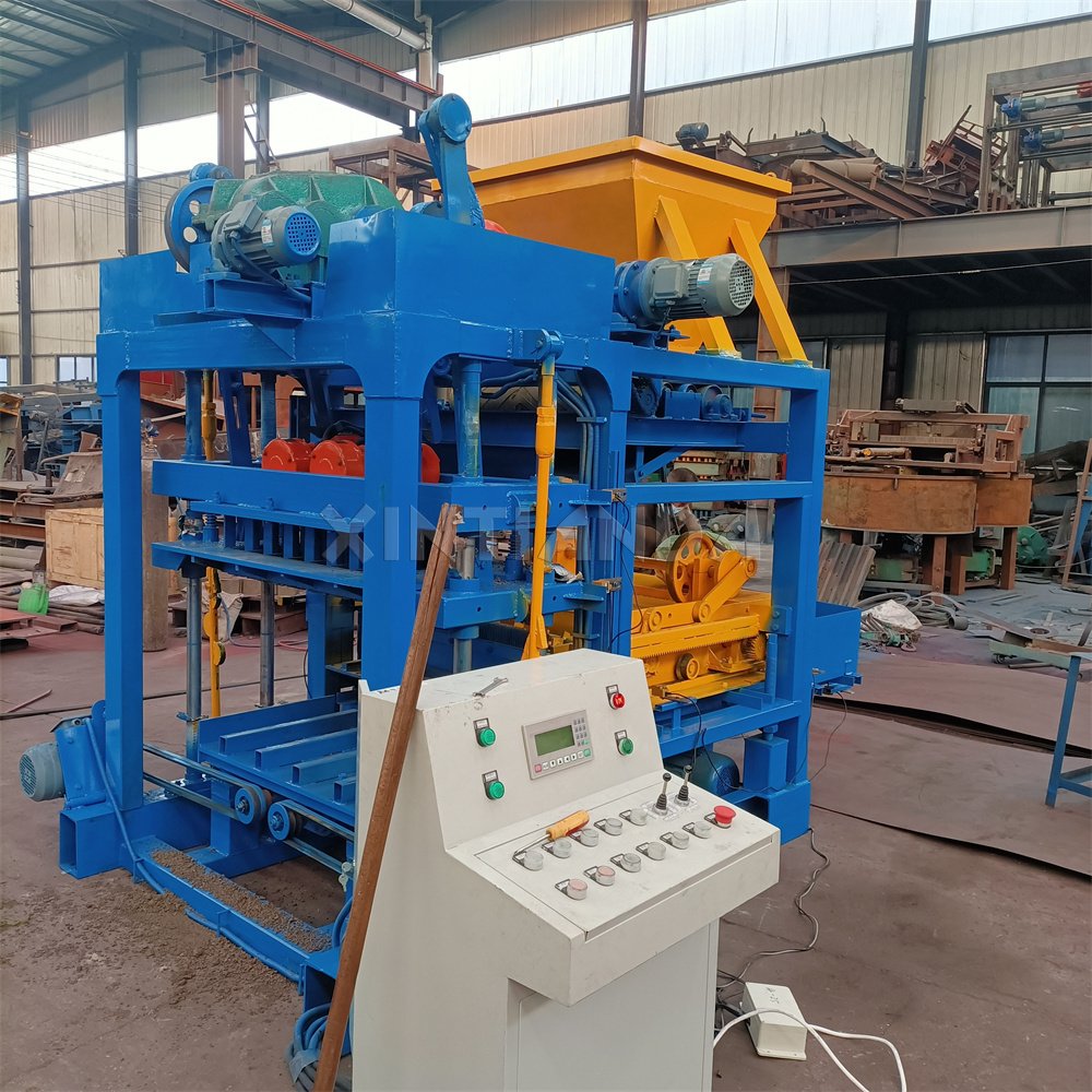 QTJ4-25B Fully Automatic Solid Paving Brick Making Machine Multifunctional Concrete Cement Block Making Machine