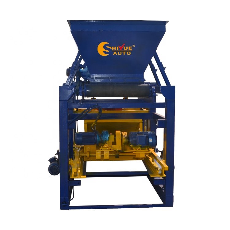 QTJ4-25 semi- automatic block machine make paver solid and hollow blocks machinery