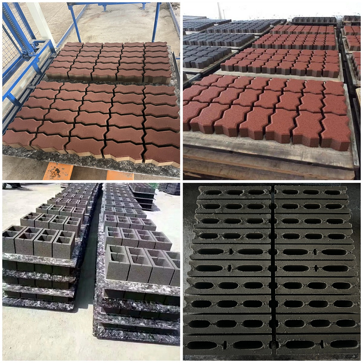 recycled plastic cement block brick making machine concrete fly ash brick machinery