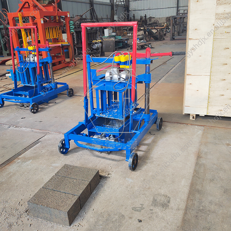 Small Manual Cement Block Brick Making Machine Egg Laying Hollow Block Machine on Sale