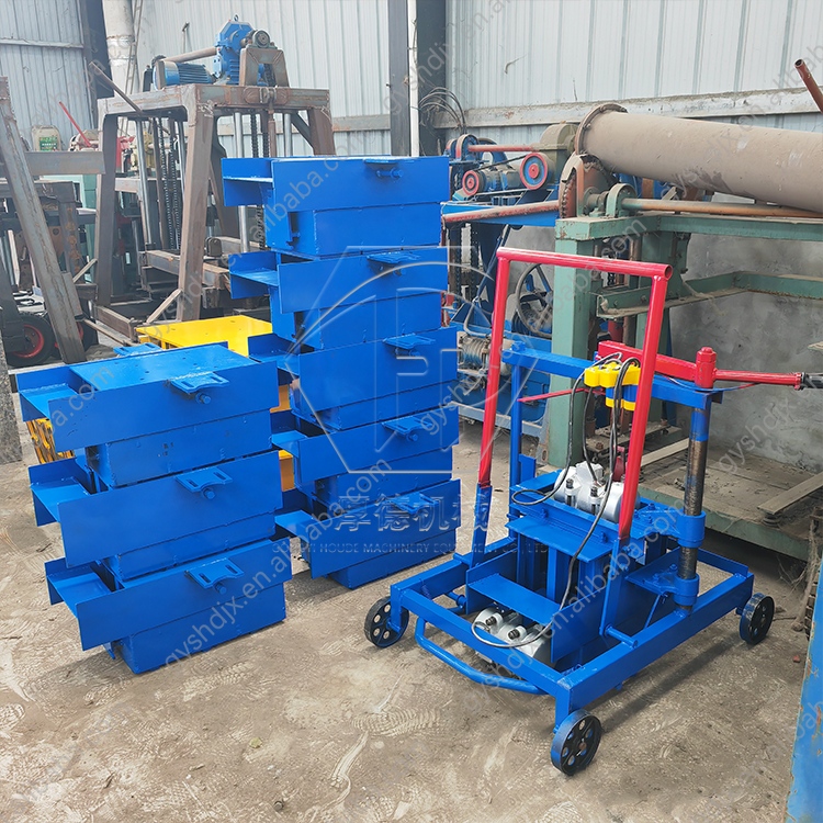 Small Manual Cement Block Brick Making Machine Egg Laying Hollow Block Machine on Sale