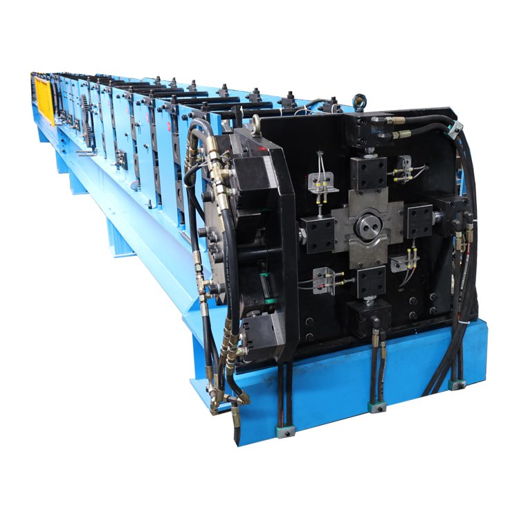 Hener Full Automatic Tile Making Machinery Steel Downpipe Spout Roll Forming Machine for round Downspout machine