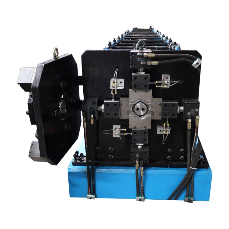 Hener Full Automatic Tile Making Machinery Steel Downpipe Spout Roll Forming Machine for round Downspout machine