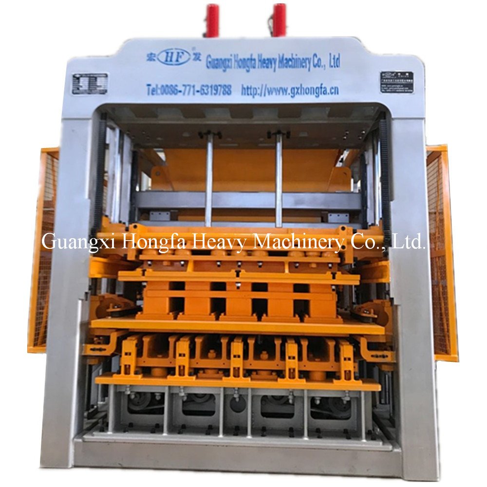 QT10-15F Hollow sand cement block machine hydraulic interlocking paver bricks making machine concrete block machine for sale