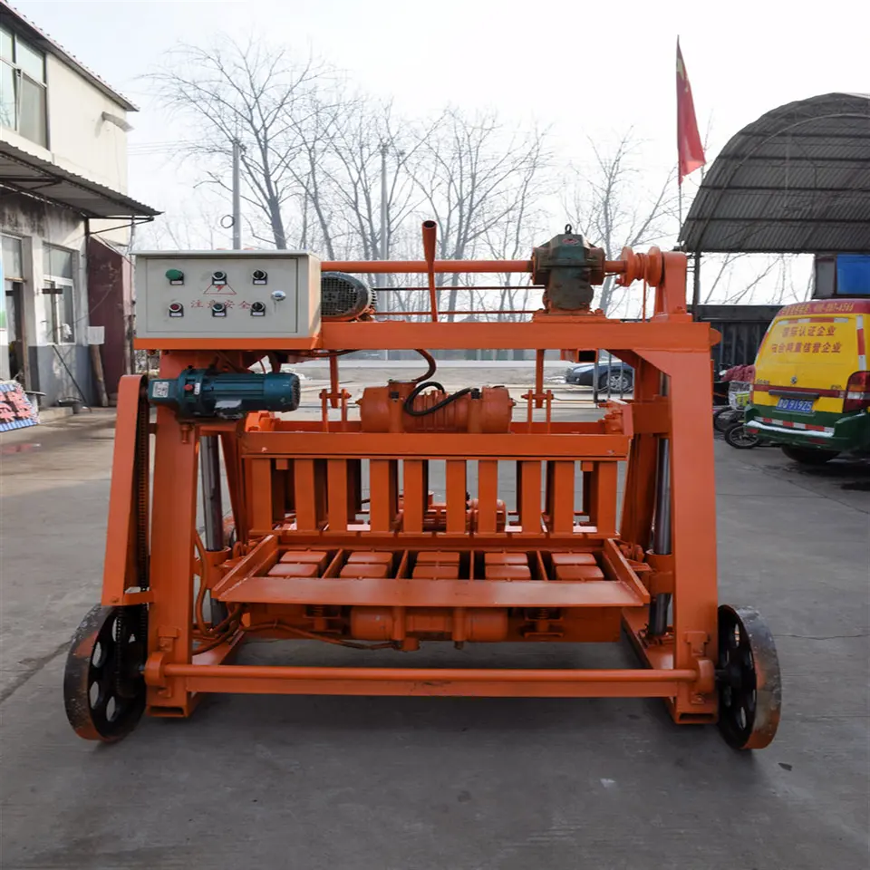 Low Cost Hand Press Mud Brick Making Machine Key Block Building Technical Parts Sales Video Pcs Solid Support Plant Weight Easy