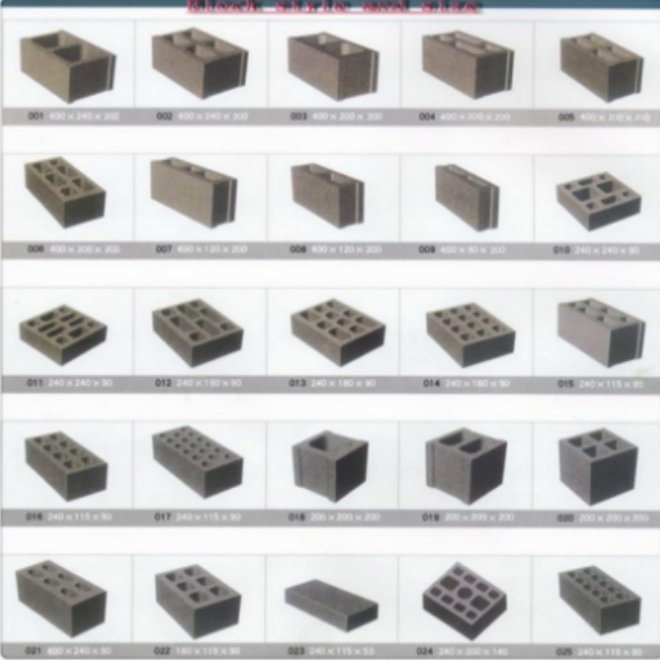 Walking Type concrete hollow brick machine Diesel Engine powered cement brick making machine