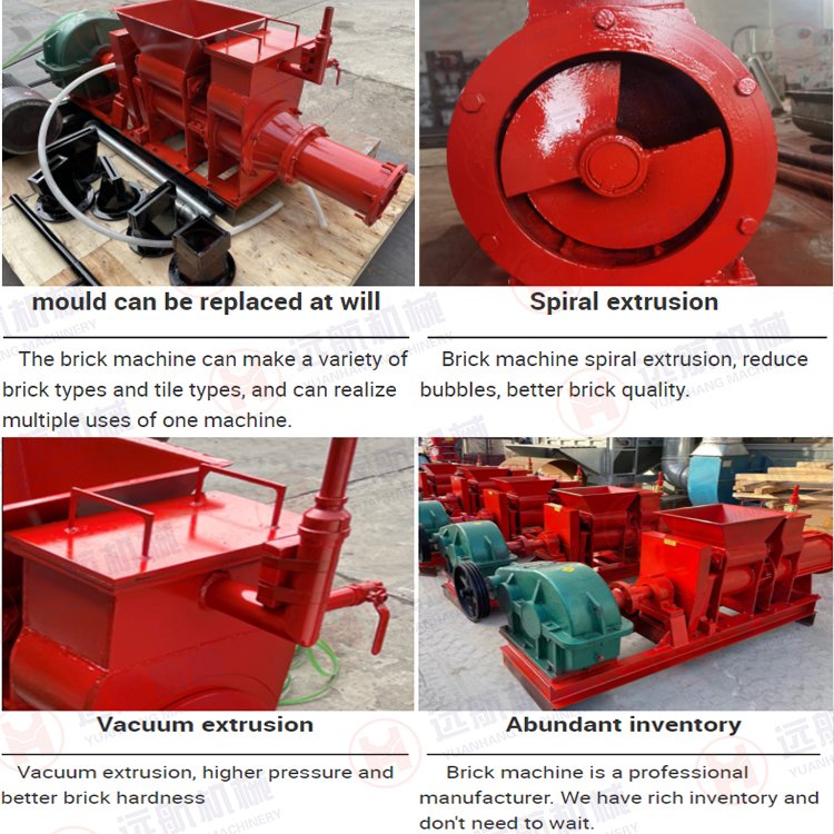Automatic Clay tile making machine Terracotta Brick soil mud brick making machine clay brick machine price