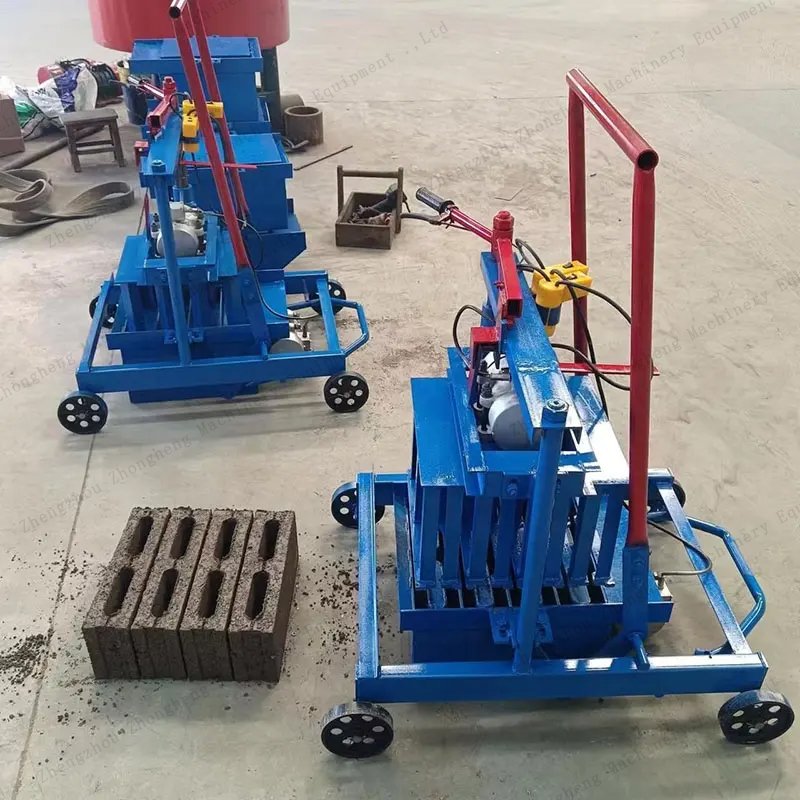 Hot Selling Solid Hollow Interlocking Brick Making Machine 220v/380V Semi-automatic Clay Brick Making Machine