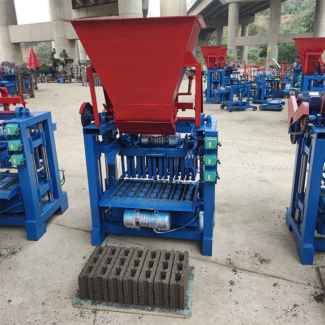 Hot Selling Solid Hollow Interlocking Brick Making Machine 220v/380V Semi-automatic Clay Brick Making Machine